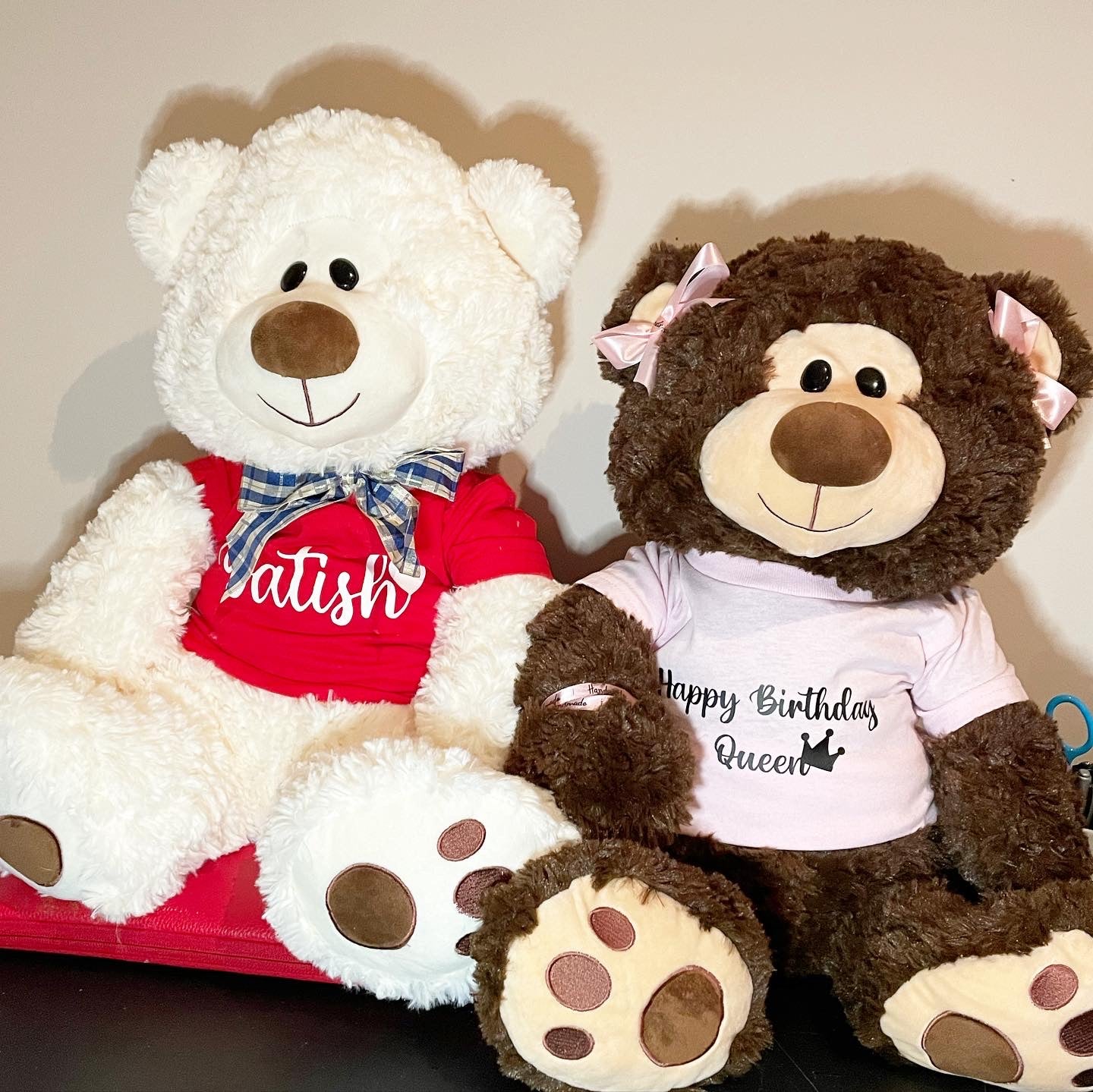 Teddy bear with custom tshirt